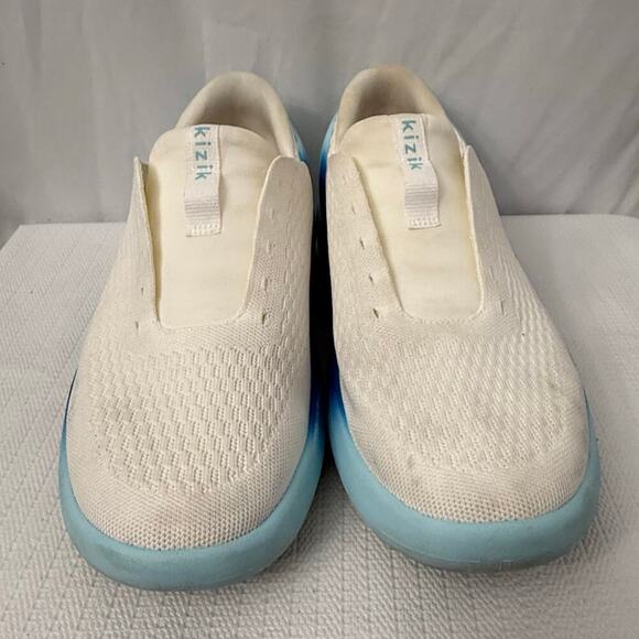 Kizik Roamer Shoes Men's 10 Glacier Blue White Athletic Hands Free Slip On - Picture 2 of 10